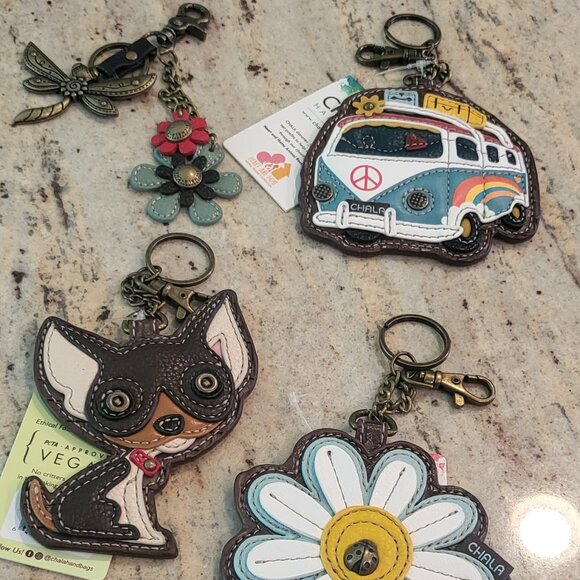 Chala Leather Purse Charms - selling as one lot - NWT - Picture 1 of 5